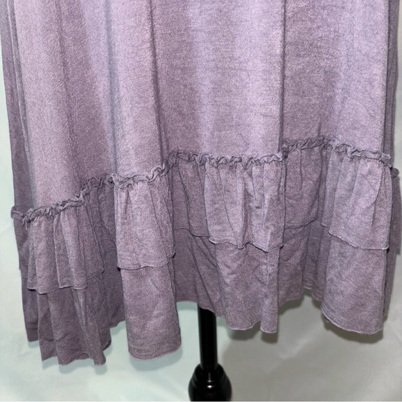 2/$30 Easel Women's Sailor Short Sleeve Double Ruffle Shirt Dress Size M - Picture 5 of 7